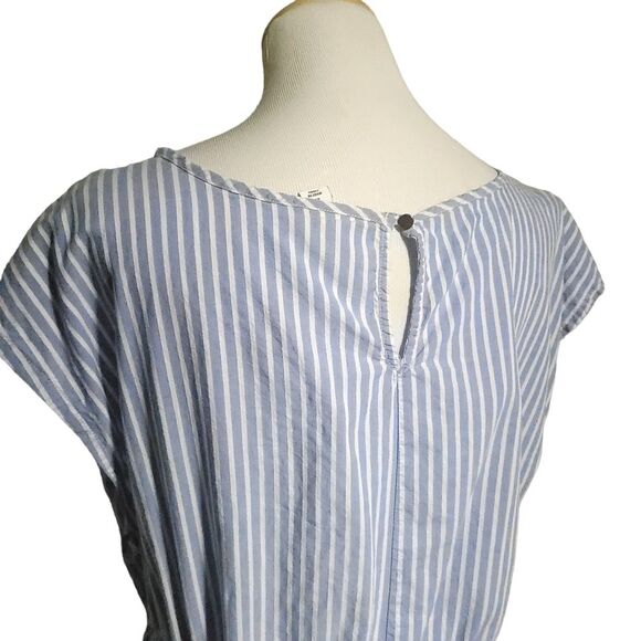 Ava & Viv Cotton Embroidered Plus Size Stripe Dress Womens 2X - Picture 7 of 11